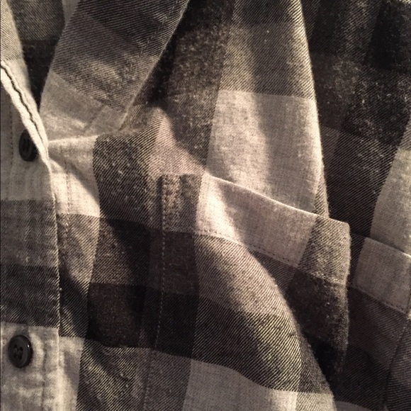 JCrew XS black and white flannel - Picture 2 of 4